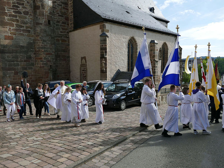 Bittprozession an Christi Himmelfahrt (Foto: Karl-Franz Thiede)